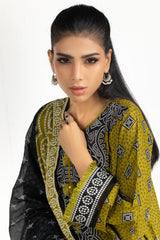 UAE-3PC Lawn Printed Suit IUSTKSD-2039