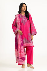 UAE-3PC Lawn Printed Suit IUSTKSD-2049