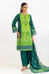 UAE- 3PC Lawn Printed Suit