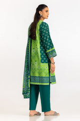 UAE- 3PC Lawn Printed Suit