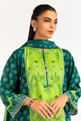 UAE- 3PC Lawn Printed Suit