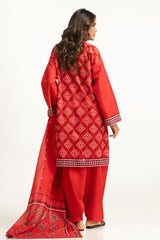 UAE-3PC Lawn Printed Suit IUSTKSD-2077