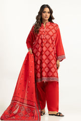 UAE-3PC Lawn Printed Suit IUSTKSD-2077