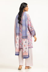 UAE-3PC Lawn Printed Suit IUSTKSD-2089