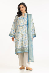 UAE-3PC Lawn Printed Suit