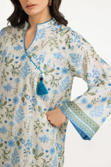 UAE-3PC Lawn Printed Suit