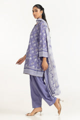 UAE-3PC Lawn Printed Suit IUSTKSD-2101
