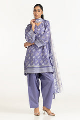 UAE-3PC Lawn Printed Suit IUSTKSD-2101