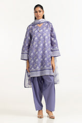 UAE-3PC Lawn Printed Suit IUSTKSD-2101