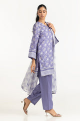 UAE-3PC Lawn Printed Suit IUSTKSD-2101