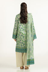 UAE-3PC Lawn Printed Suit IUSTKSD-2105