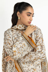 UAE- 3PC Lawn Printed Suit