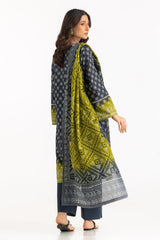 UAE-3PC Lawn Printed Suit