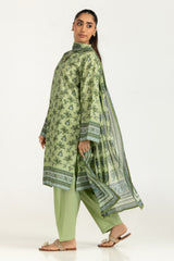 UAE-3PC Lawn Printed Suit IUSTKSD-2116