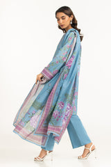UAE-3PC Lawn Printed Suit IUSTKSD-2118