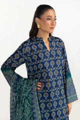 UAE-3PC Lawn Printed Suit IUSTKSD-2120