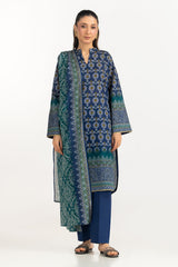 UAE-3PC Lawn Printed Suit IUSTKSD-2120
