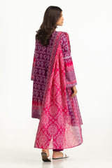UAE-3PC Lawn Printed Suit