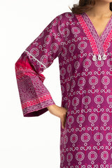 UAE-3PC Lawn Printed Suit