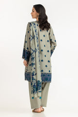 UAE-3PC Lawn Printed Suit IUSTKSD-2139
