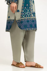 UAE-3PC Lawn Printed Suit IUSTKSD-2139
