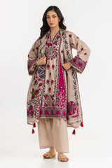 UAE-3PC Lawn Printed Suit IUSTKSD-2144