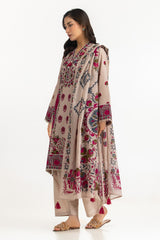 UAE-3PC Lawn Printed Suit IUSTKSD-2144