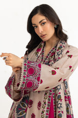 UAE-3PC Lawn Printed Suit IUSTKSD-2144