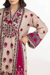 UAE-3PC Lawn Printed Suit IUSTKSD-2144