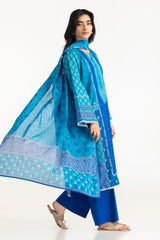UAE-3PC Lawn Printed Suit