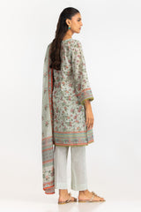 UAE-3PC Lawn Printed Suit IUSTKSD-2159