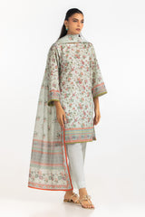 UAE-3PC Lawn Printed Suit IUSTKSD-2159