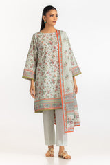 UAE-3PC Lawn Printed Suit IUSTKSD-2159