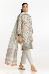 UAE-3PC Lawn Printed Suit IUSTKSD-2159