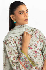UAE-3PC Lawn Printed Suit IUSTKSD-2159