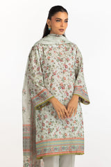 UAE-3PC Lawn Printed Suit IUSTKSD-2159
