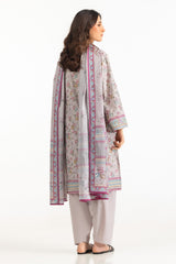 UAE-3PC Lawn Printed Suit IUSTKSD-2165
