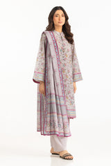 UAE-3PC Lawn Printed Suit IUSTKSD-2165