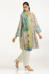 UAE-3PC Lawn Printed Suit IUSTKSD-2171