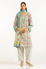 UAE-3PC Lawn Printed Suit IUSTKSD-2171