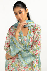UAE-3PC Lawn Printed Suit IUSTKSD-2171