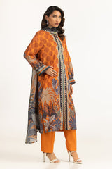 UAE-3PC Lawn Printed Suit IUSTKSD-2203