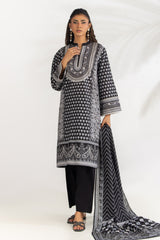 UAE-3PC Lawn Printed Suit