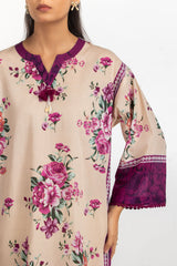 UAE-3PC Lawn Printed Suit IUSTKSD-2227