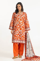 UAE-3PC Lawn Printed Suit