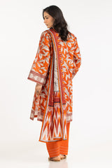 UAE-3PC Lawn Printed Suit