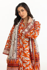 UAE-3PC Lawn Printed Suit