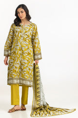 UAE-3PC Lawn Printed Suit