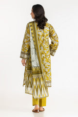 UAE-3PC Lawn Printed Suit
