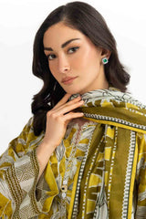 UAE-3PC Lawn Printed Suit